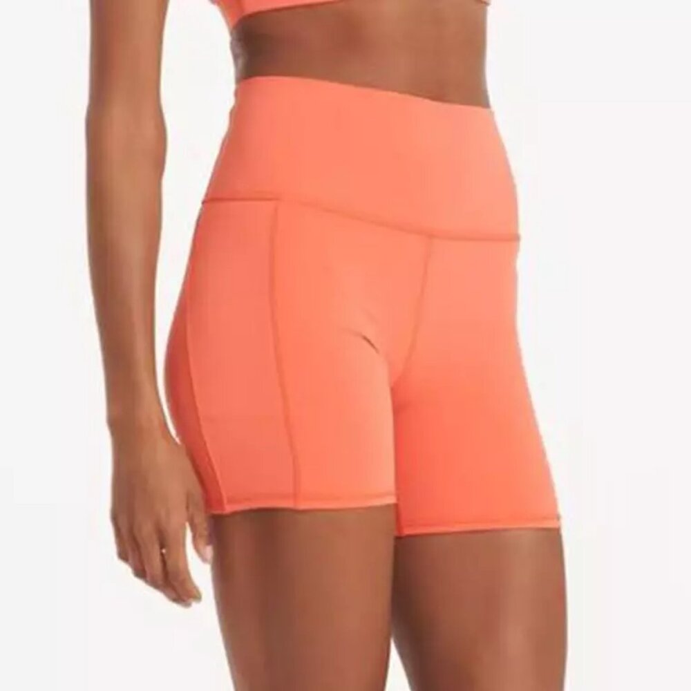 VUORI Studio Pocket Compression Short Coral Orange Size XS New